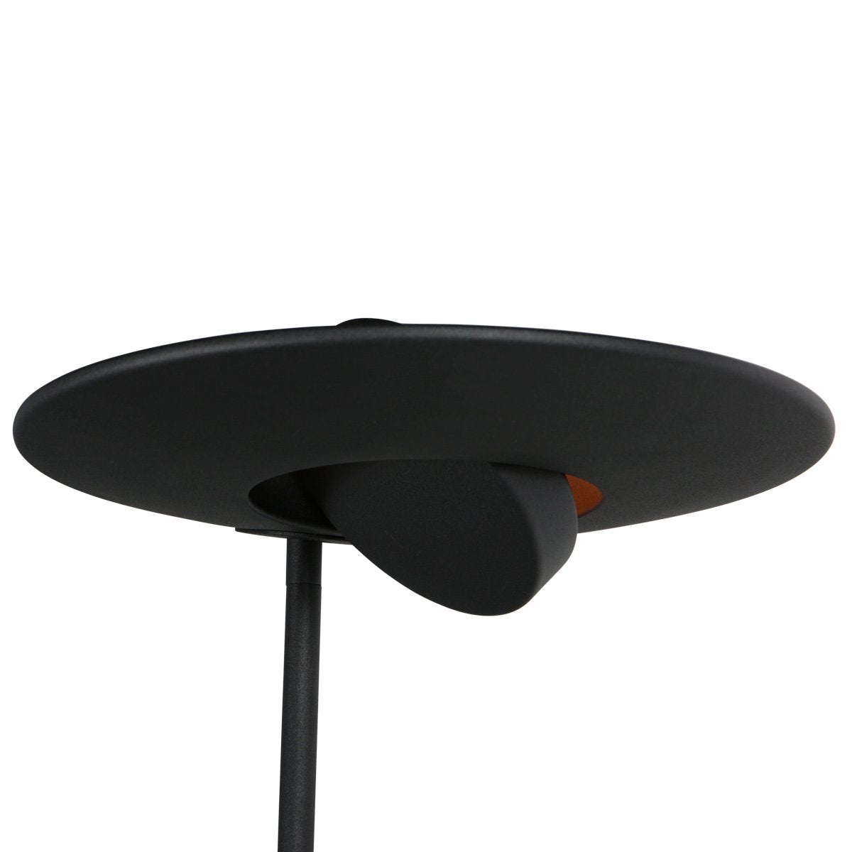 Détail du disque supérieur noir avec diffuseur lumineux orientable intégré