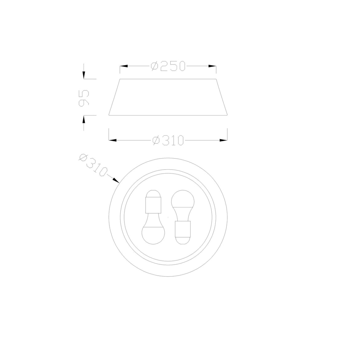 Luminaire plafonnier | Rosnelena