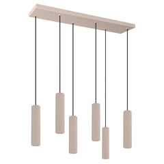IVAR 6-light LED pendant lamp 4000K