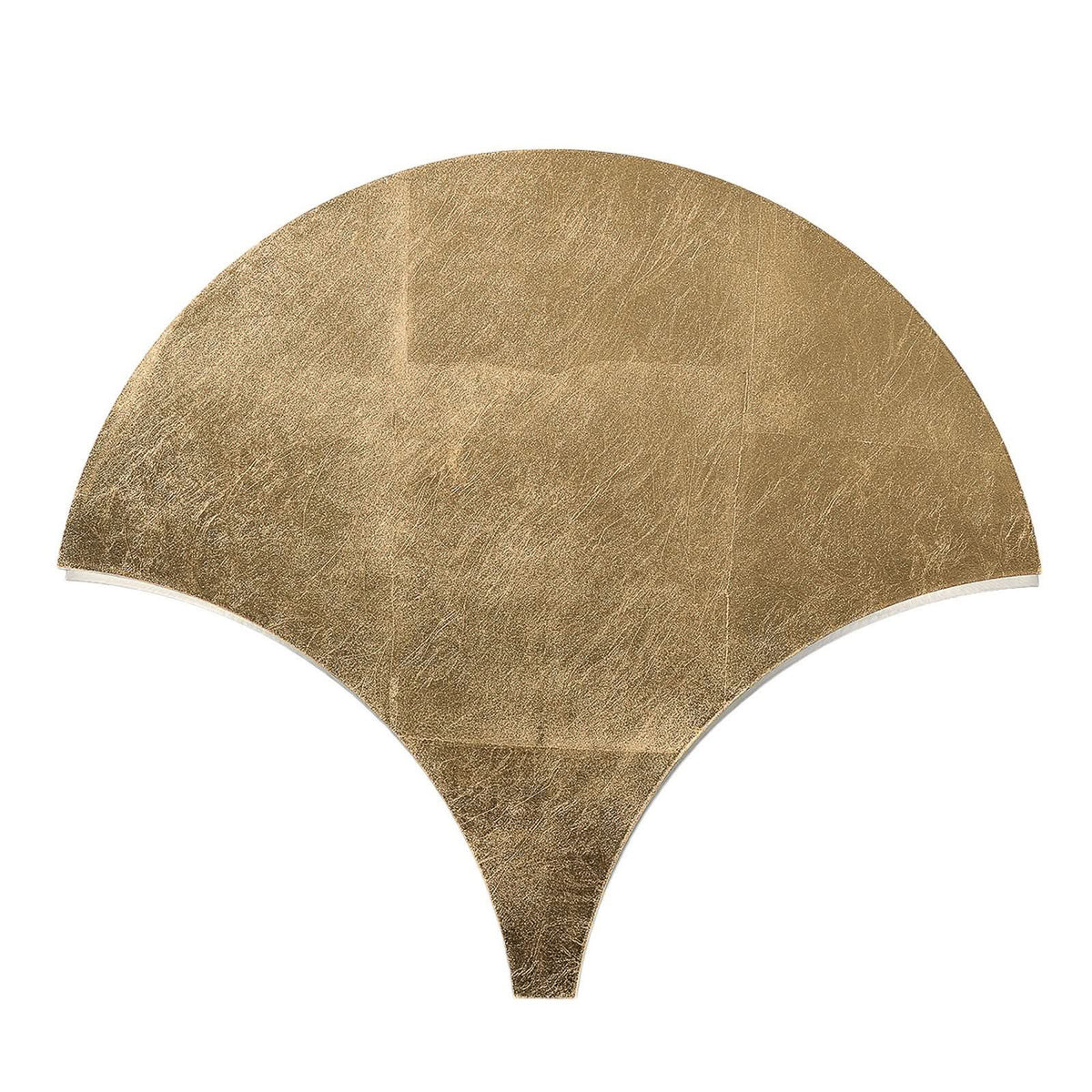 Applique murale LED Palm en métal, feuille d'or, hauteur 34 cm