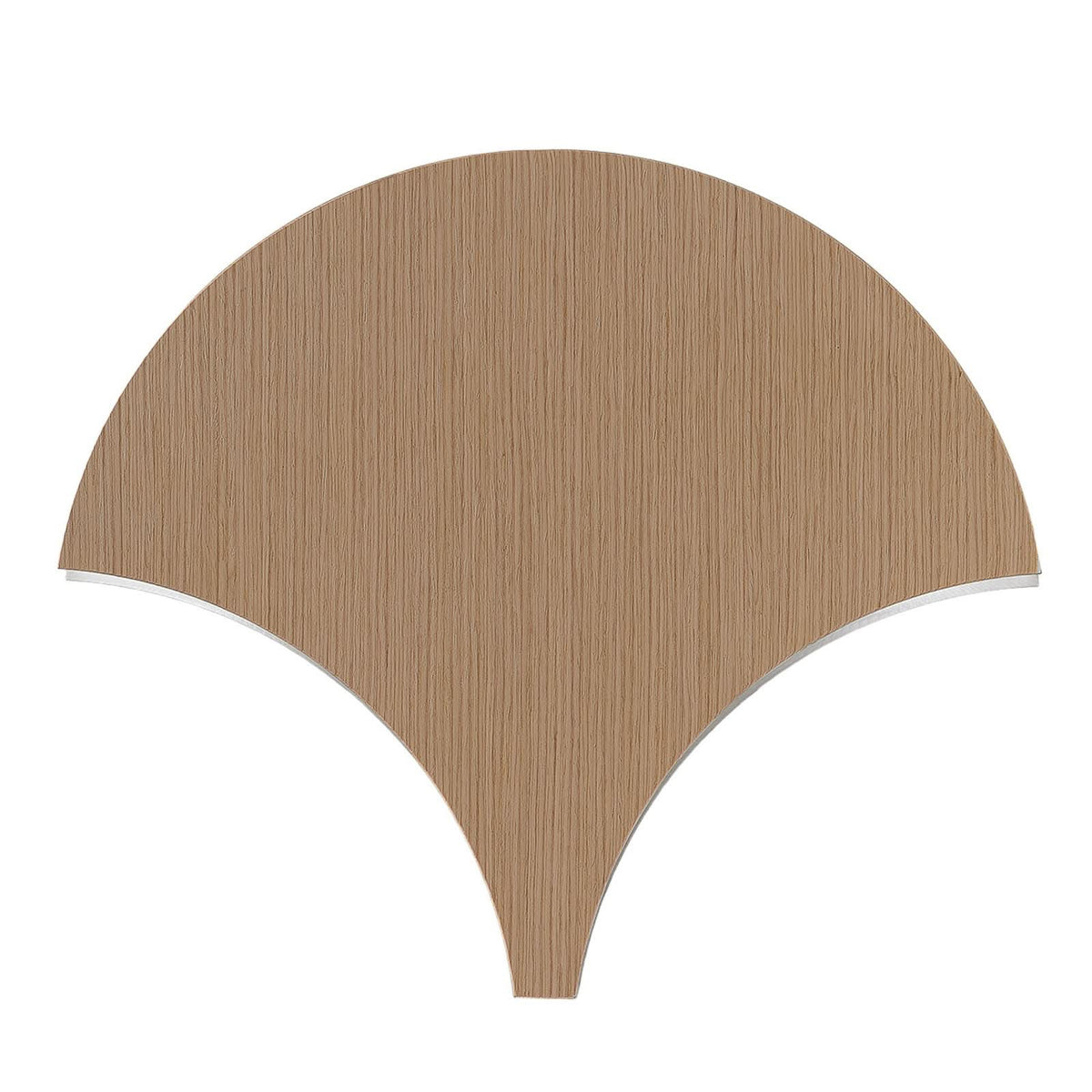 Applique murale LED Palm en métal, chêne, hauteur 34 cm