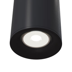 Slim black ceiling light