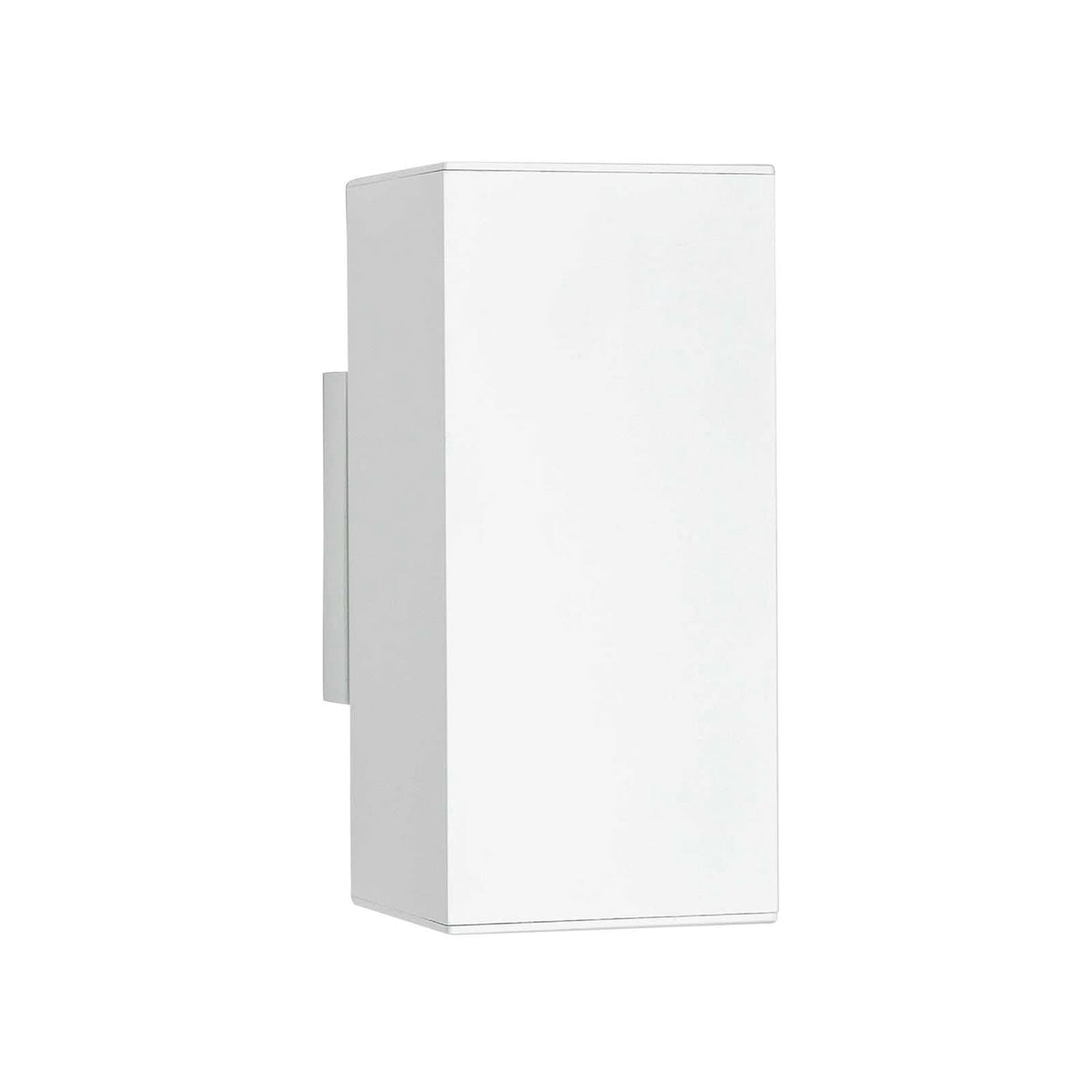 Applique murale Dau Double en aluminium, blanc, 2 lumières, hauteur 17,4 cm