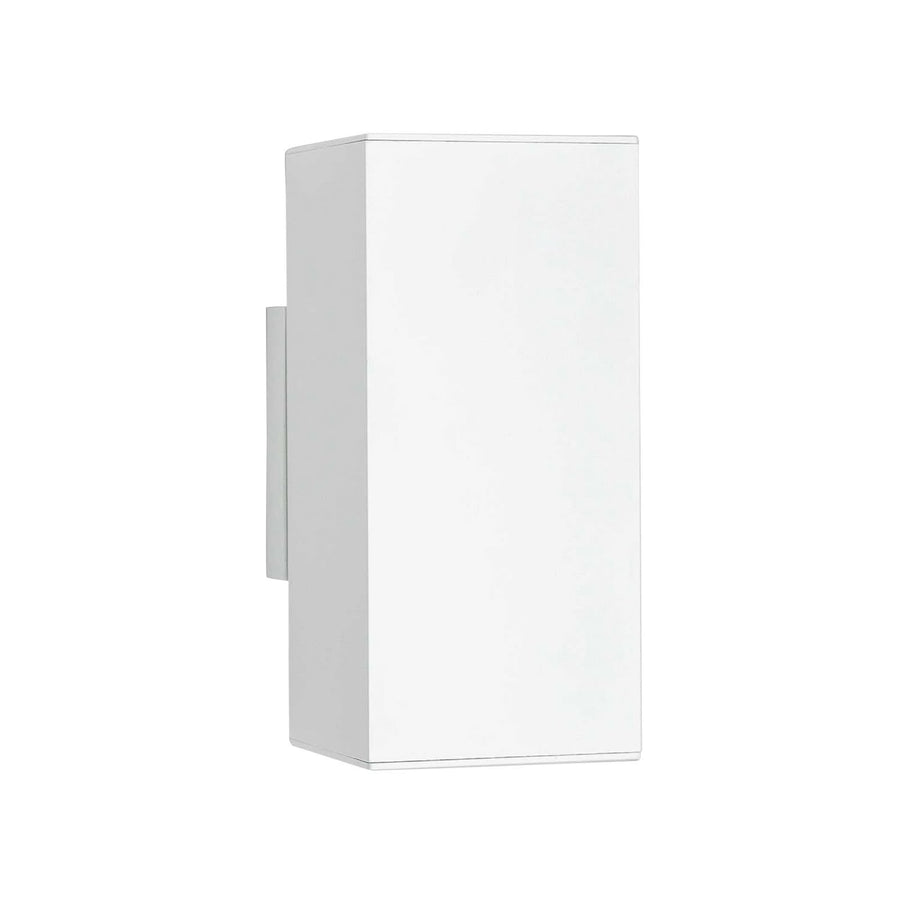 Applique murale Dau Double en aluminium, blanc, 2 lumières, hauteur 17,4 cm