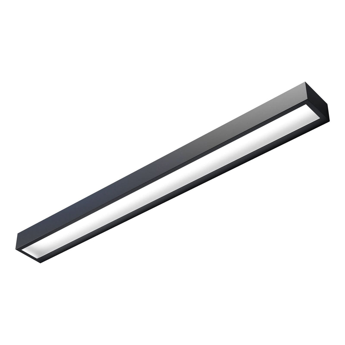 Applique murale LED Mera en acier, noir et blanc, hauteur 4,5 cm, 3000 K, 24 W