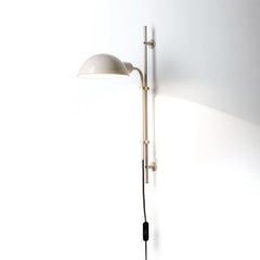 Applique murale Funiculí A en aluminium, blanc, hauteur 49,2 cm