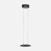 Adjustable black winch pendant light Ø 32 cm, LED 4000 lm | Soleil