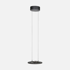 Adjustable black winch pendant light Ø 32 cm, LED 4000 lm | Soleil