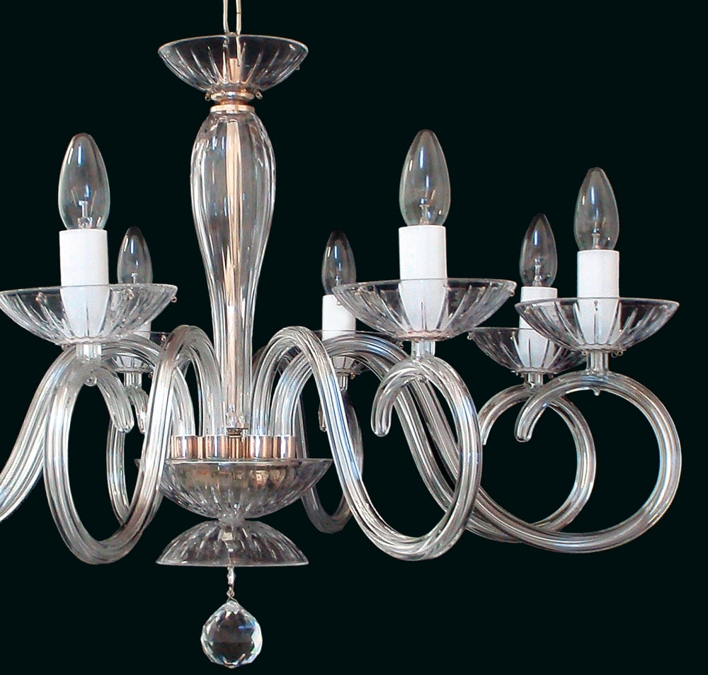 EL2248024 clear glass chandelier