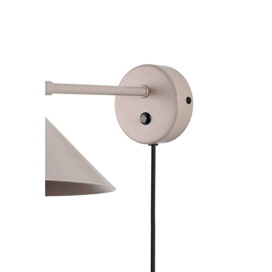 Applique murale Cannes en métal, beige et noir, Ø 20 cm