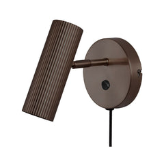 Applique murale Hubble en métal, bronze, hauteur 15 cm