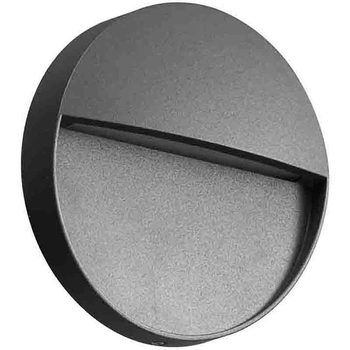 Balise murale extérieure LED Baker, IP54, Ø 11 cm