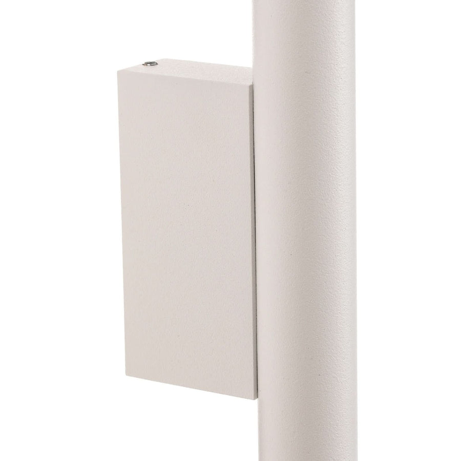 Applique murale Laser en acier, blanc, 2 lumières, Ø 2,5 cm