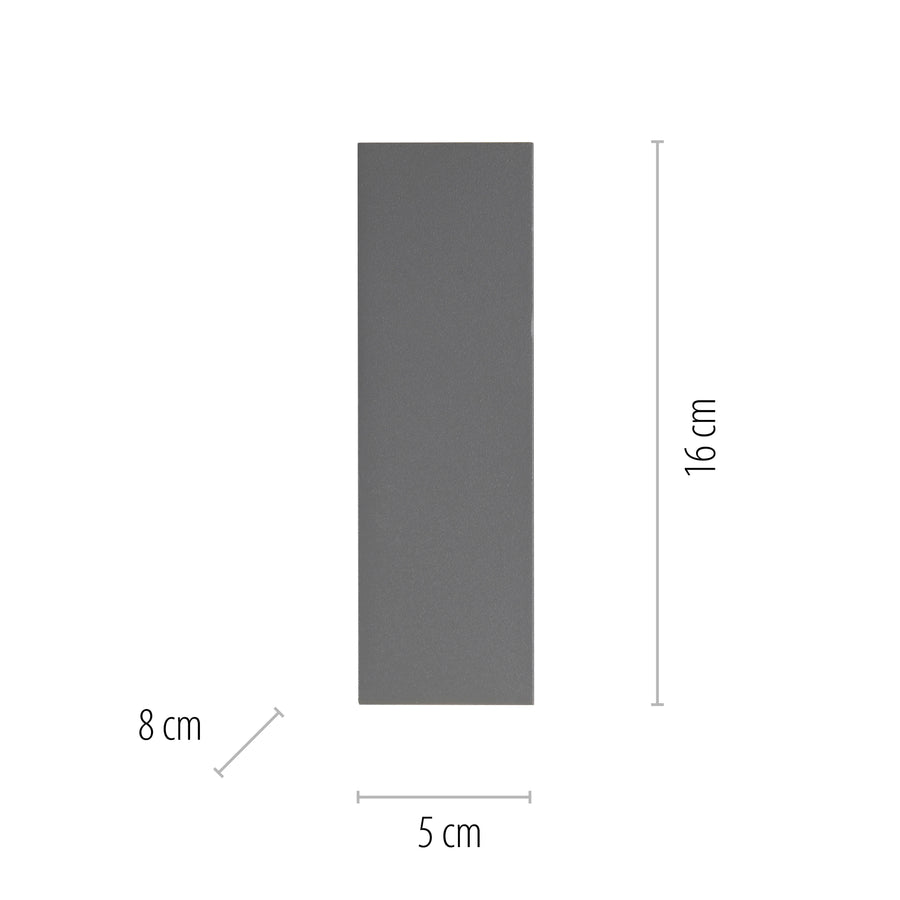 Applique murale Block grise
