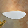 Applique murale Tamara en céramique, blanc, hauteur 8,5 cm