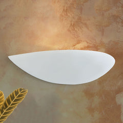 Applique murale Tamara en céramique, blanc, hauteur 8,5 cm