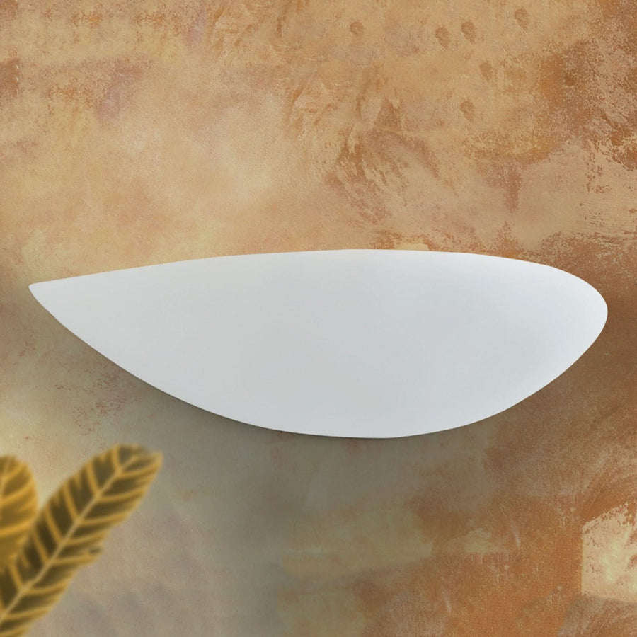 Applique murale Tamara en céramique, blanc, hauteur 8,5 cm