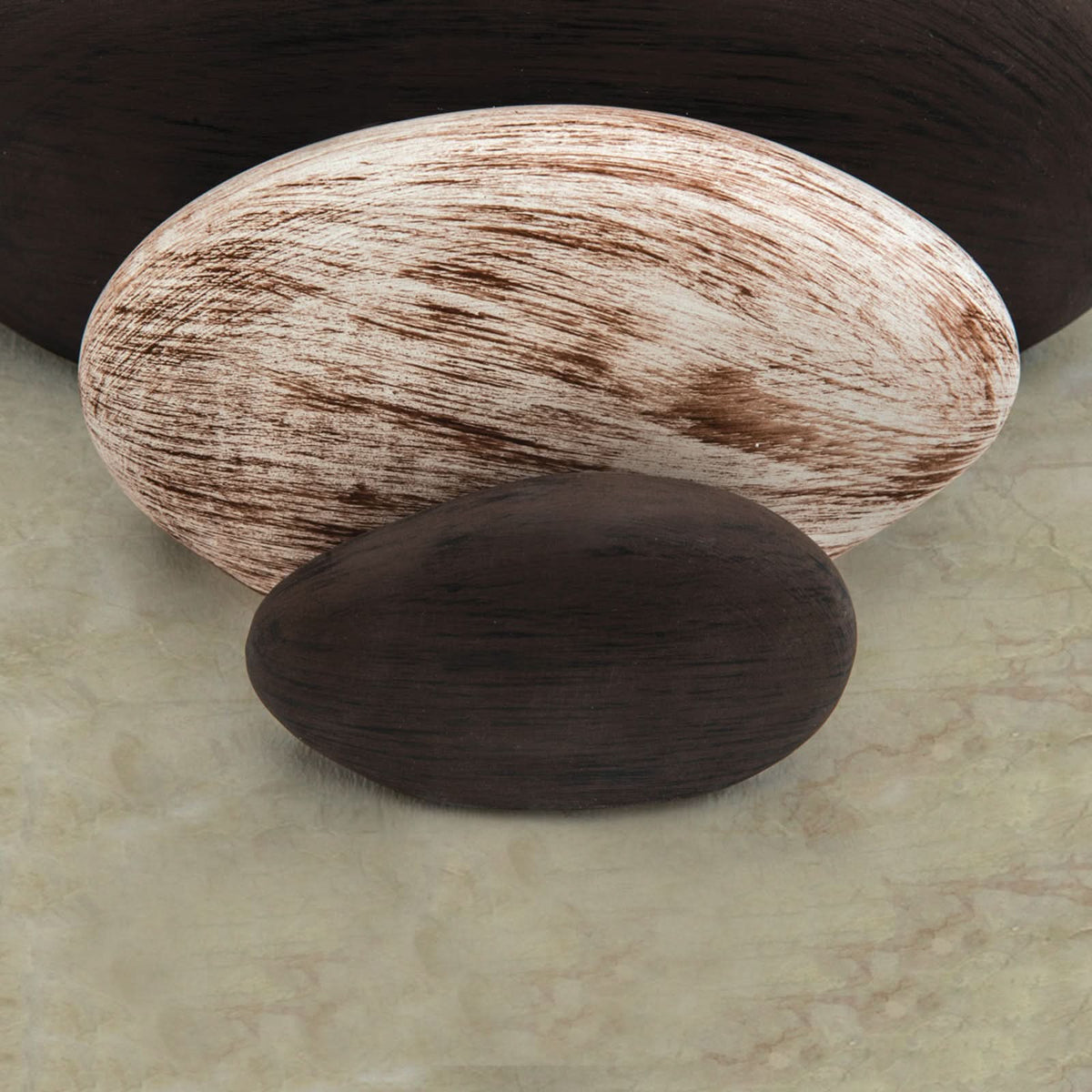 Applique murale Imitation en céramique, marron clair, hauteur 14 cm