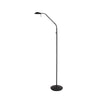 Black Steel Reading Floor Lamp