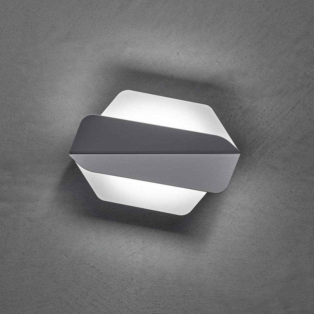 Applique murale LED Dolomite W1 x3 en métal, blanc, hauteur 18 cm