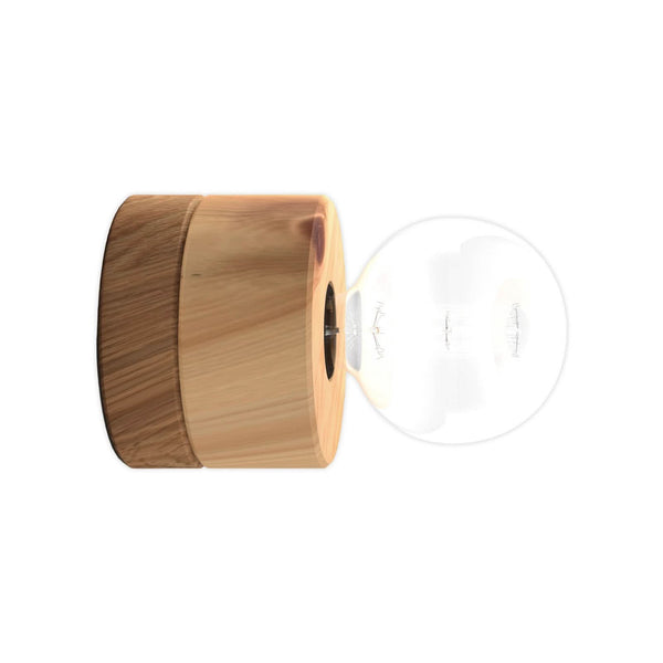 Applique murale 0239 en bois, chêne, Ø 11 cm
