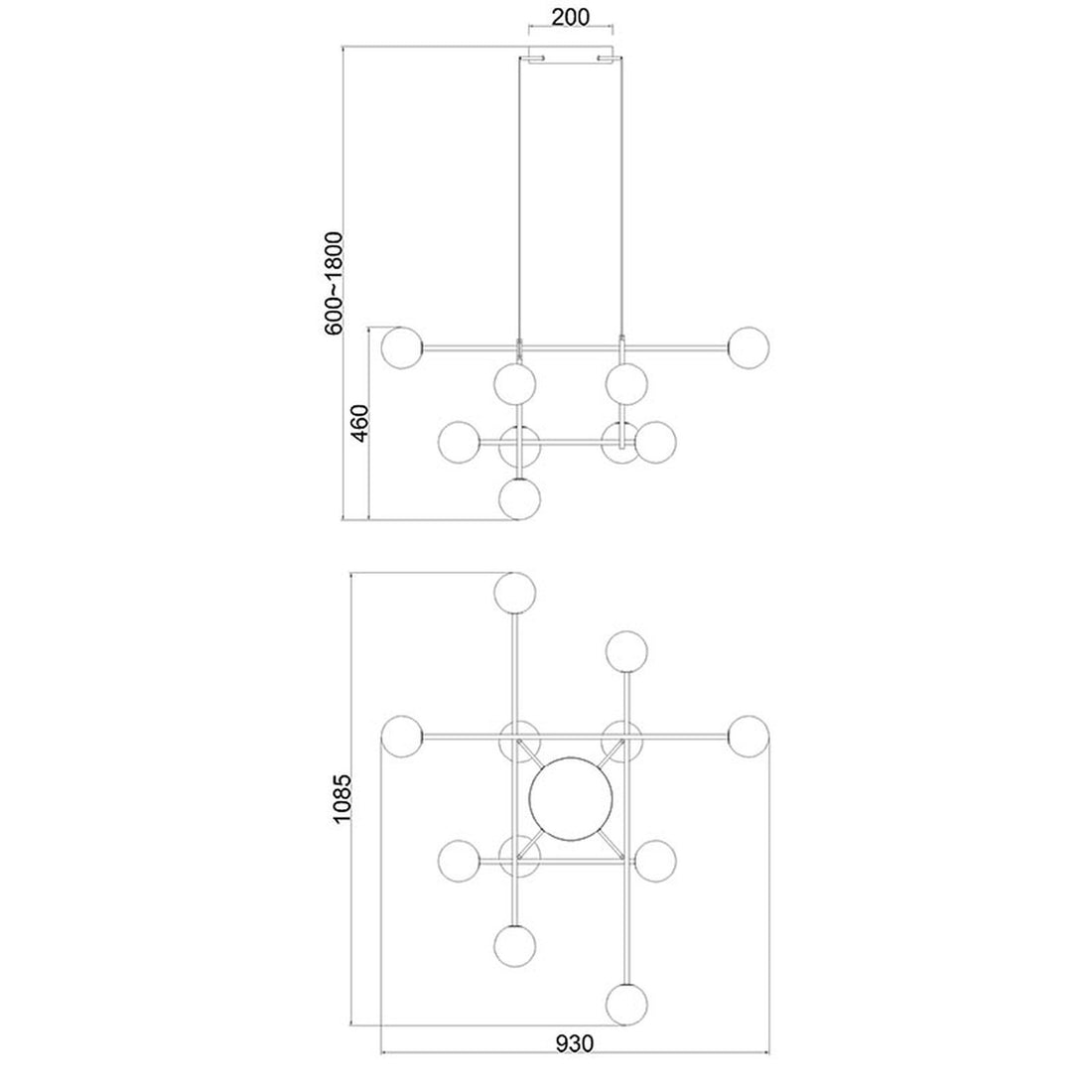 Suspension luminaire | Valneleno