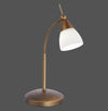Lampe à poser Pino laiton vieilli, verre