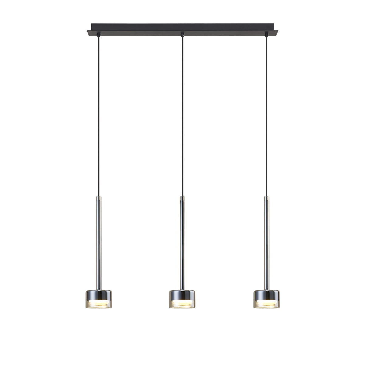 Suspension Tonic 3 lumières, verre