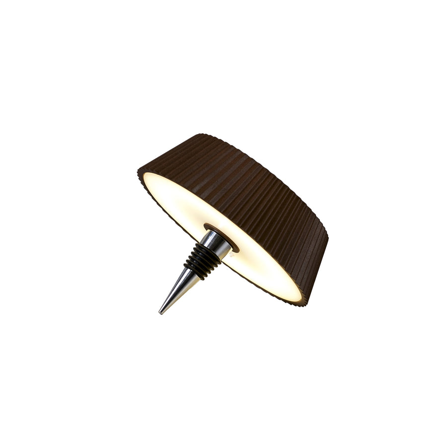 Lampe à poser extérieure LED Relax rechargeable, IP54, H 10,5 cm
