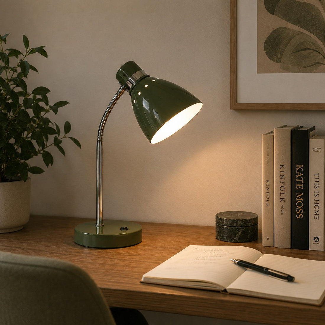Contemporary Verde Table Lamp
