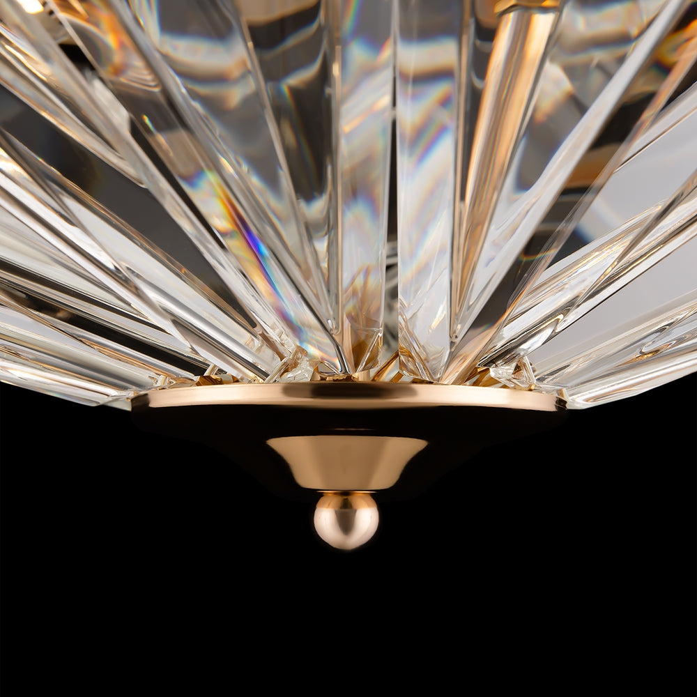 Facet Gold Ceiling Light