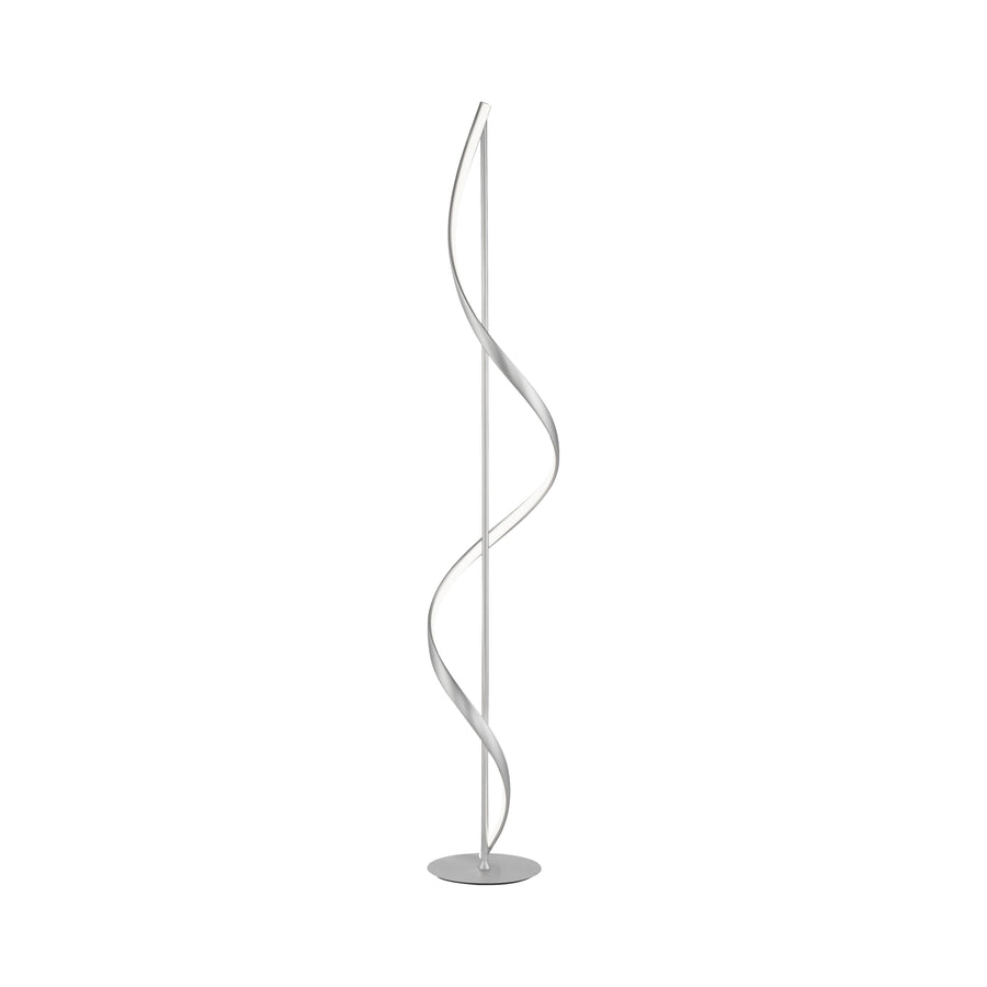 Lampadaire Q-Swing argenté