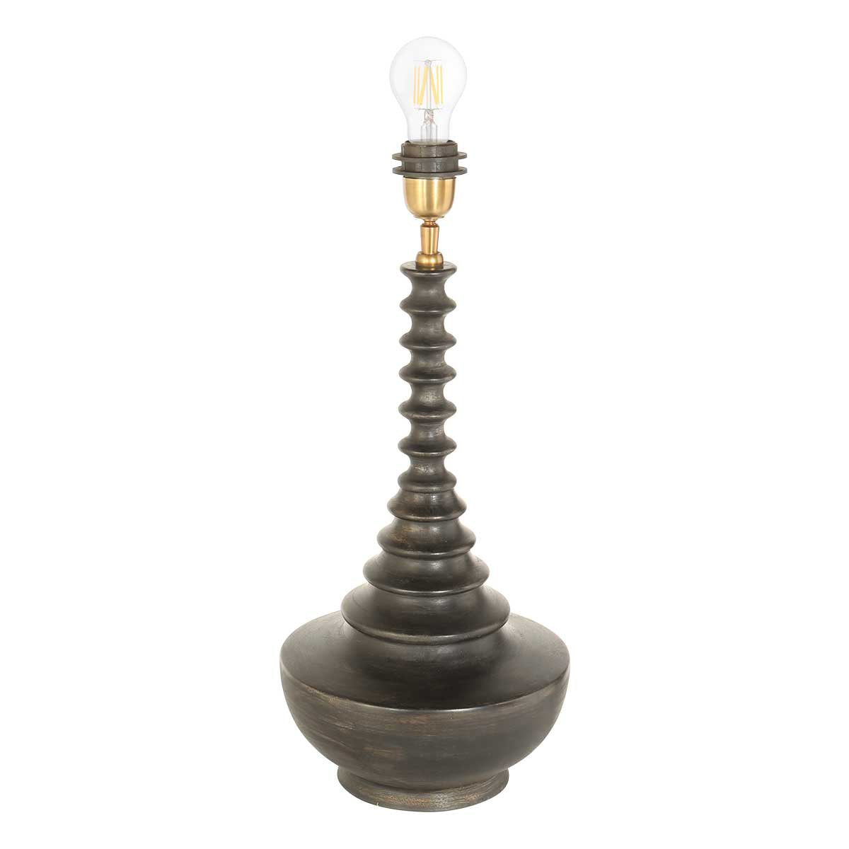 Lampe à poser Bois noir