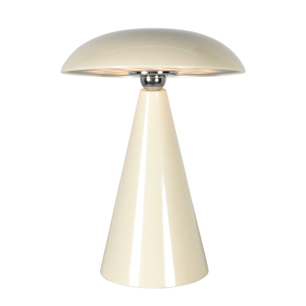 Mush cream table lamp