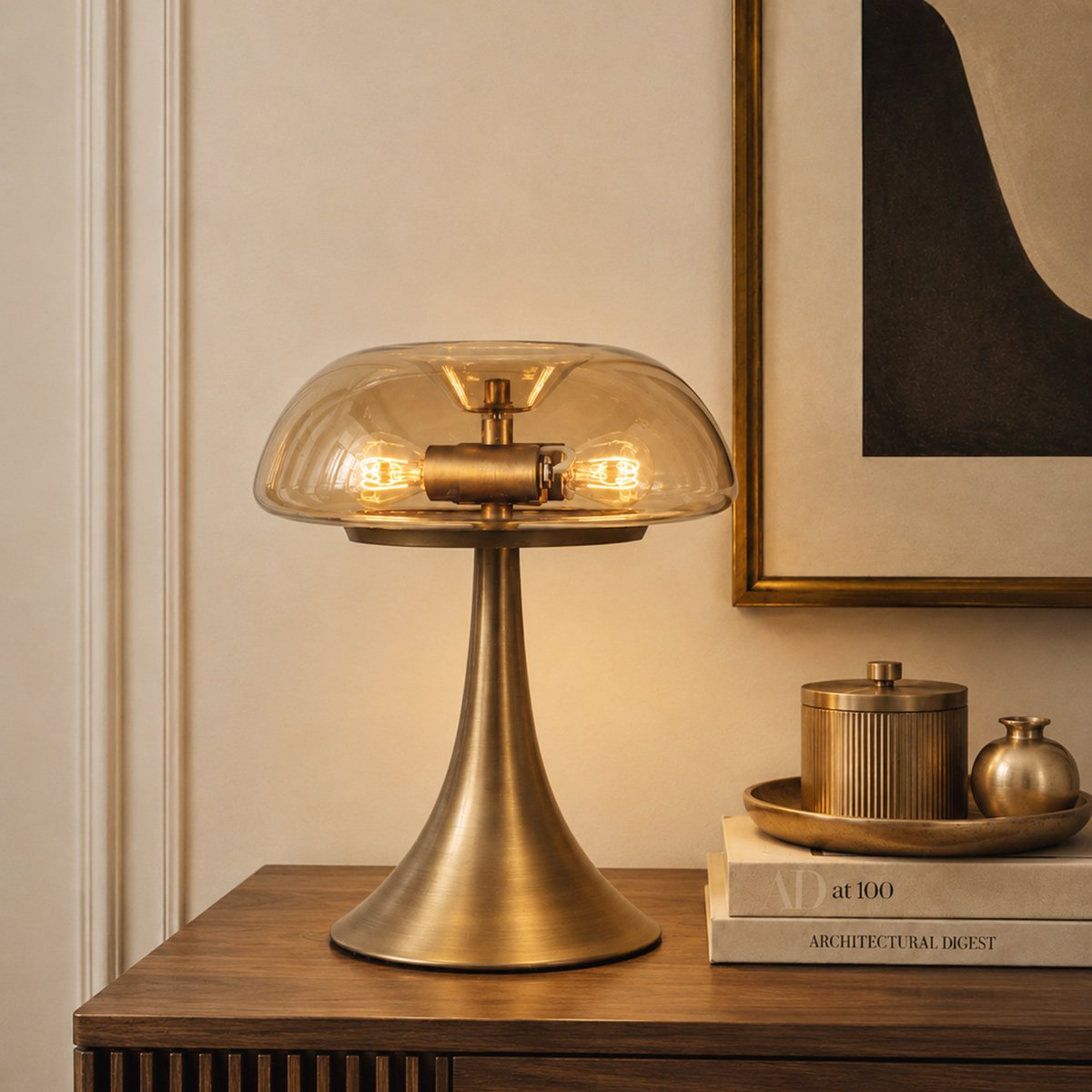 Lampe à poser Ancilla bronze