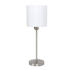 Noor silver table lamp