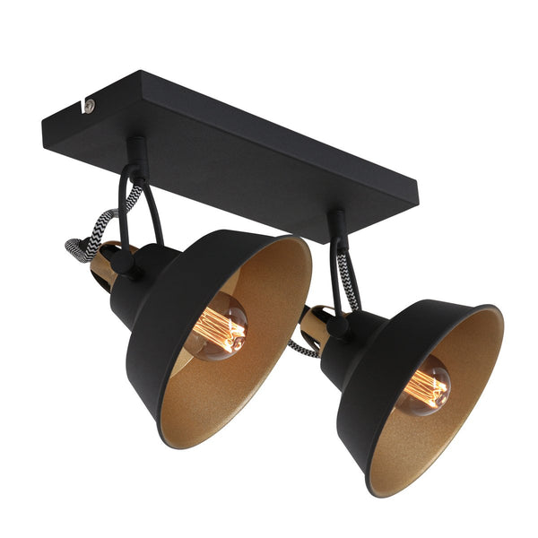 Nove black wall lamp