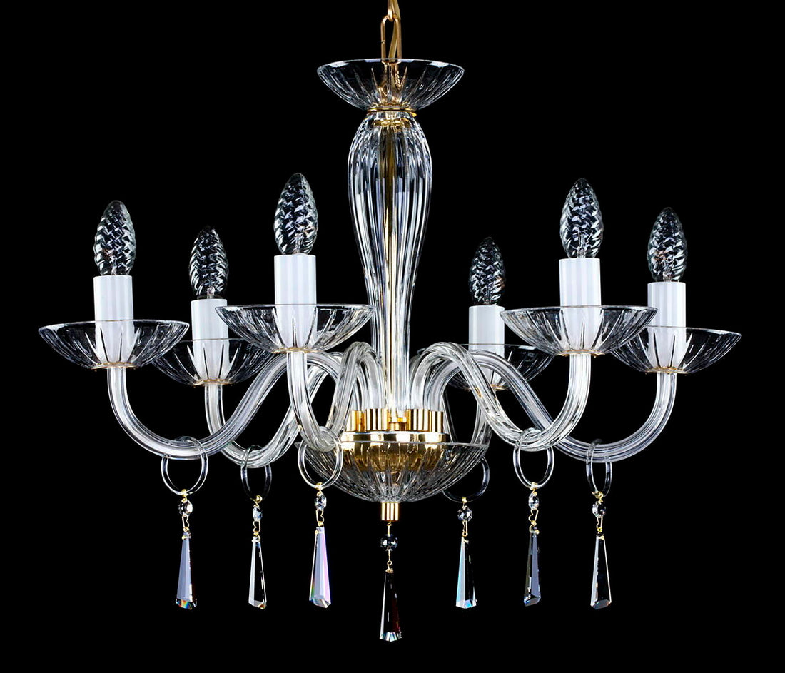 Clear glass chandelier L148CE