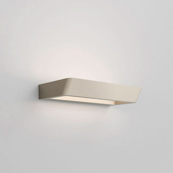 Applique murale LED Belvedere W1 en aluminium, bronze, hauteur 3,5 cm, 3000 K