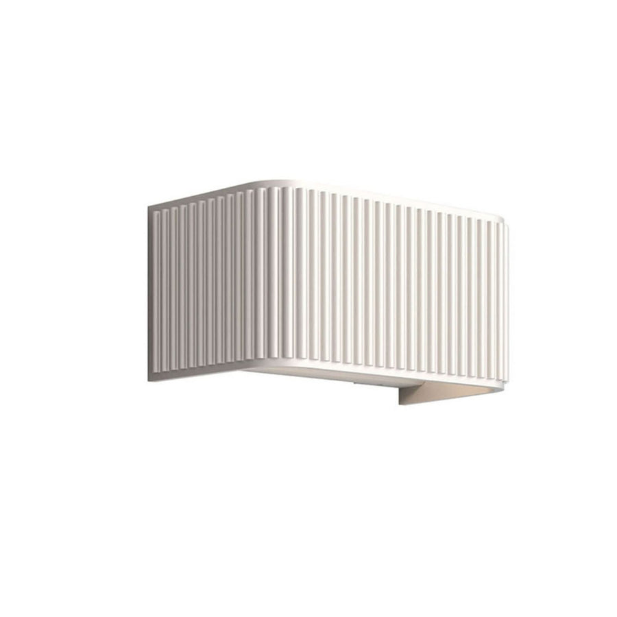 Applique murale LED Dresscode W1 en aluminium, crème, hauteur 9 cm
