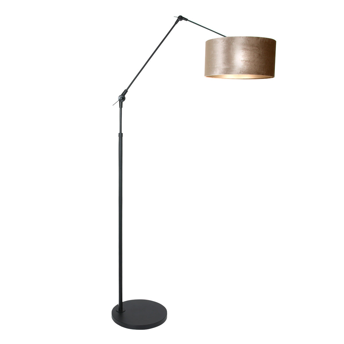 Prestige Chic Black-White Floor Lamp
