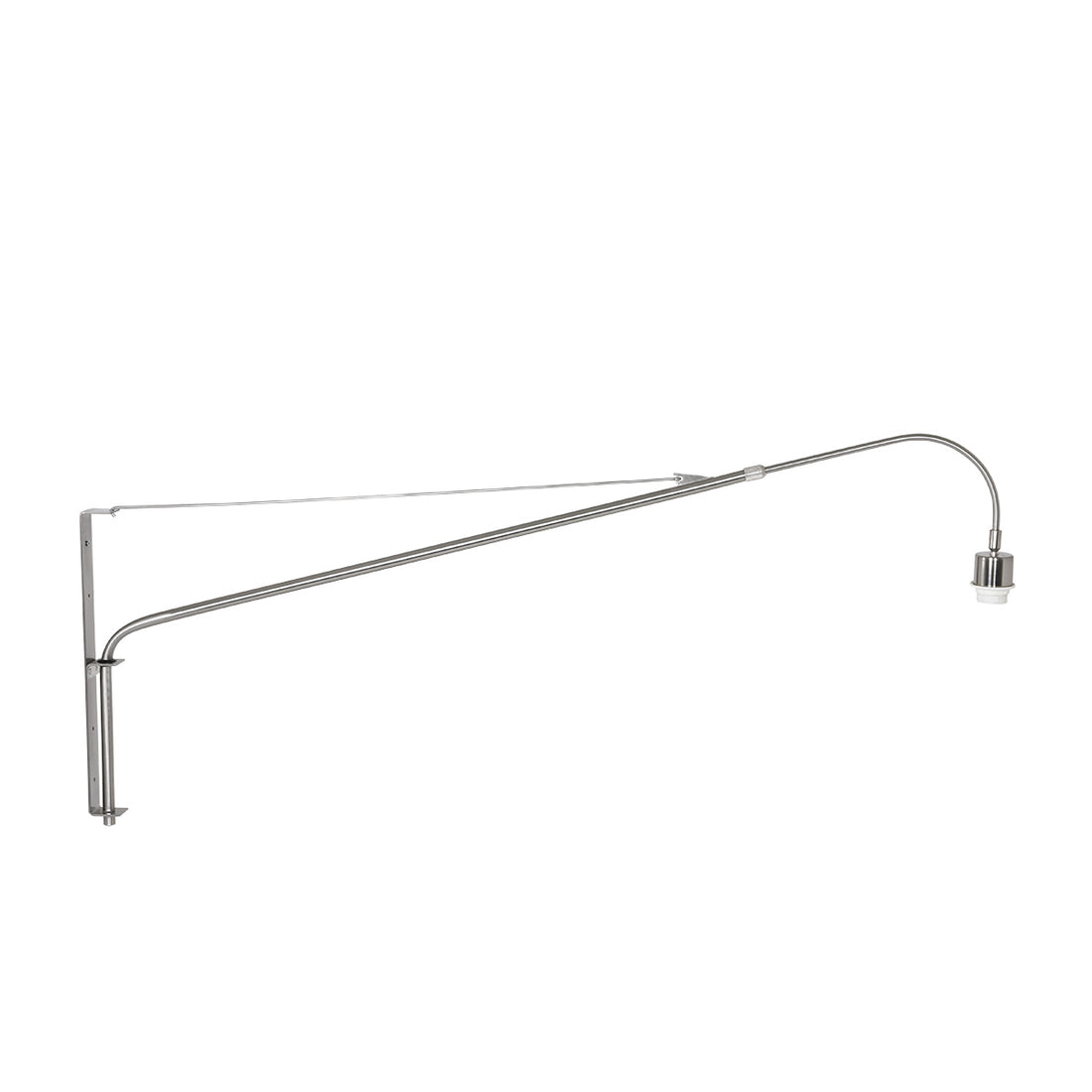 Chic gold velvet wall lamp, adjustable steel arc Ø 50 cm | Elegant Classy