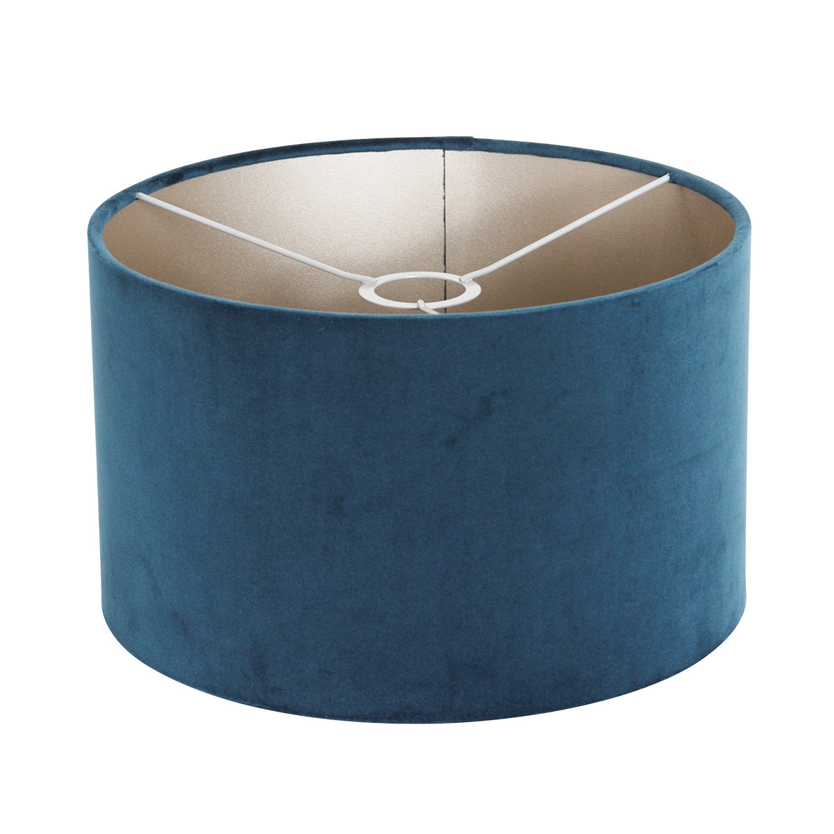 Applique murale bleue en arc Sparkled Light, abat-jour velours bleu – vue 5 – Designix.fr