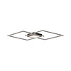 Plafonnier Asmin noir, L 106 cm