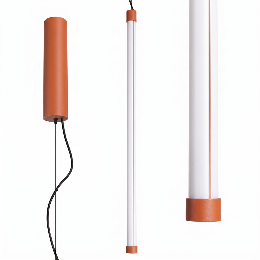 Suspension TRANG 75 LED 3000K Ocre rouge