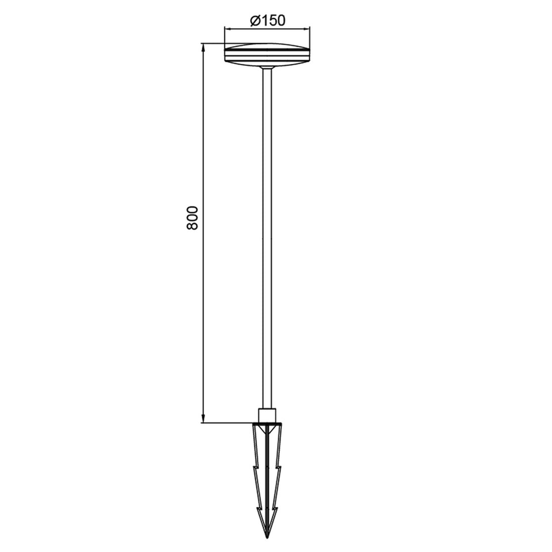 Luminaire extérieur | Akita Noire