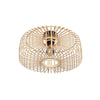 Breeza-Beache beige ceiling light