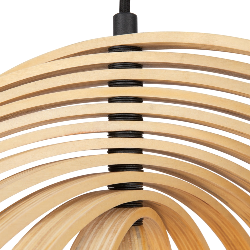 Roots black pendant light