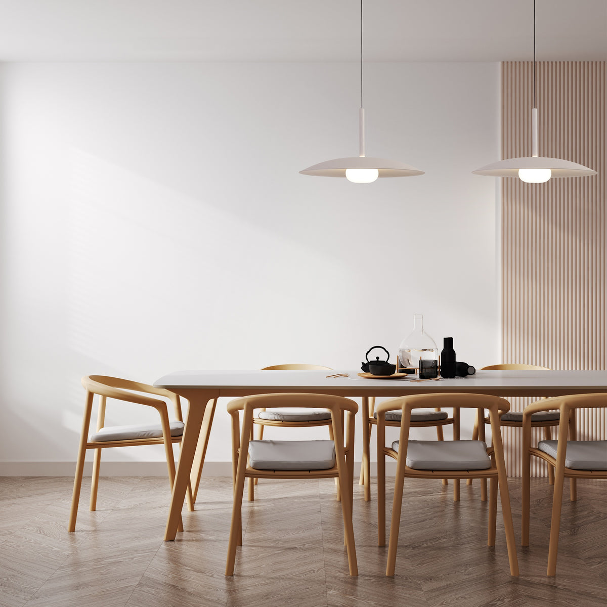 Suspension LED Lidia, verre