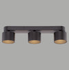 Plafonnier Pure Cup noir, L 55,5 cm